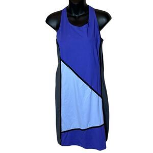 Title nine women’s diamalete colorblock athletic dress racerback small